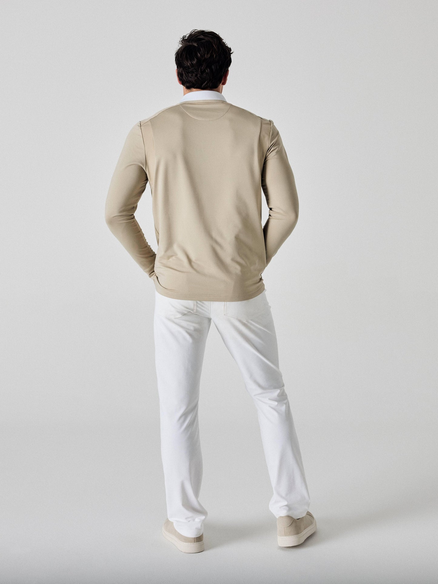 Legacy Collection™ Mens Block Mixed Media Golf Polo