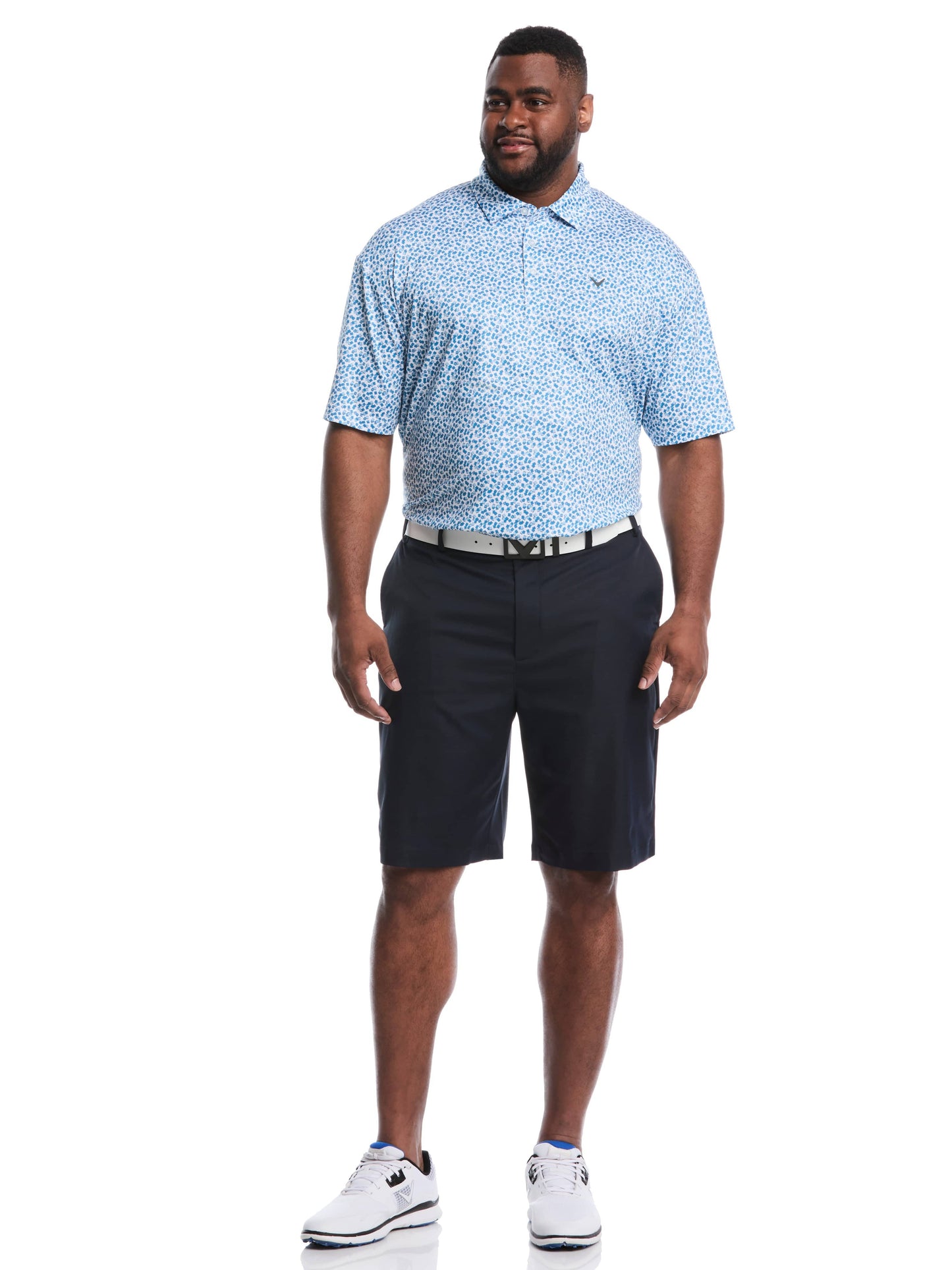 Big & Tall Polaroid Confetti Print Polo