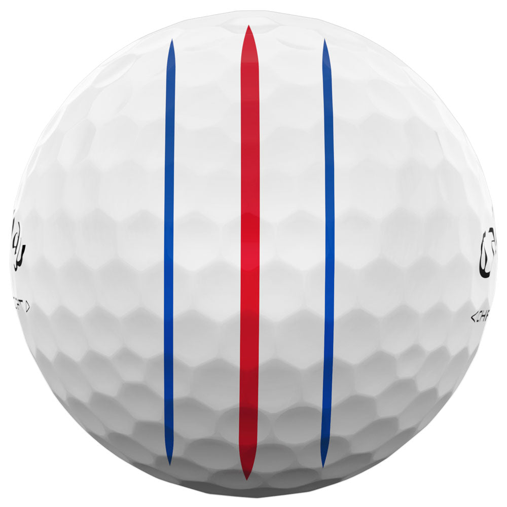 Chrome Soft Triple Track Golf Balls - White - 12 Pack