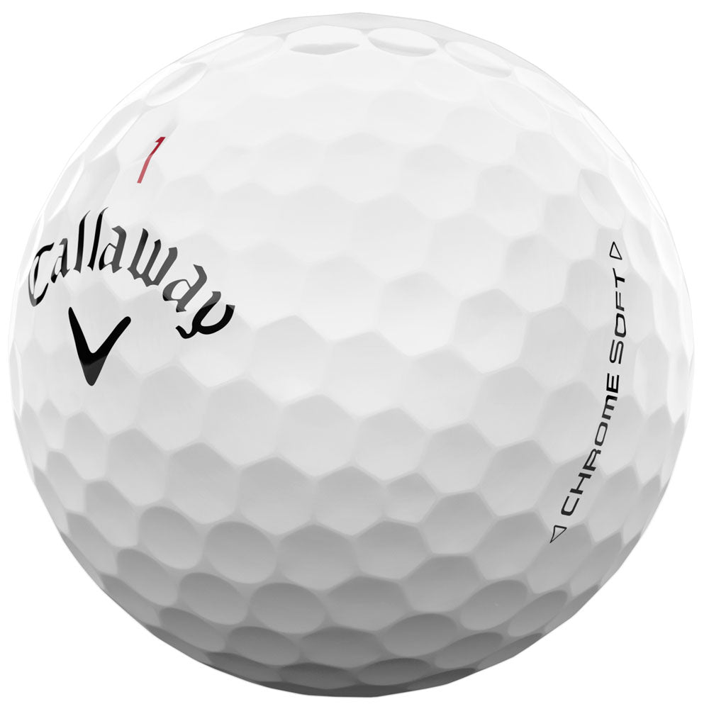 Chrome Soft Golf Balls - White - 3 Sleeve