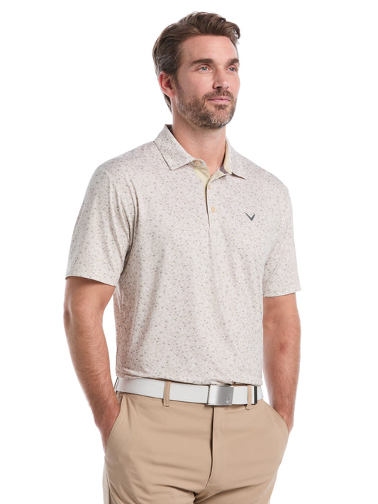 Mens Confetti Chevron All Over Polo