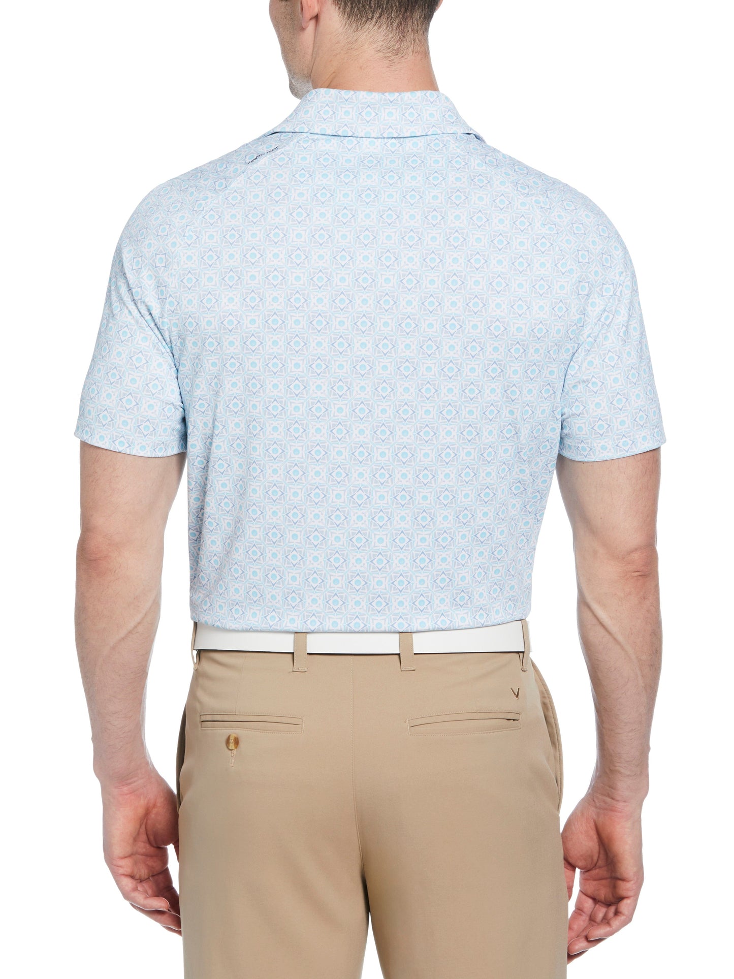 Mens Foulard Print Golf Polo