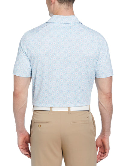 Mens Foulard Print Golf Polo