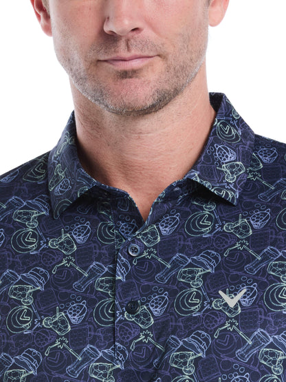 Mens Day On The Course Print Golf