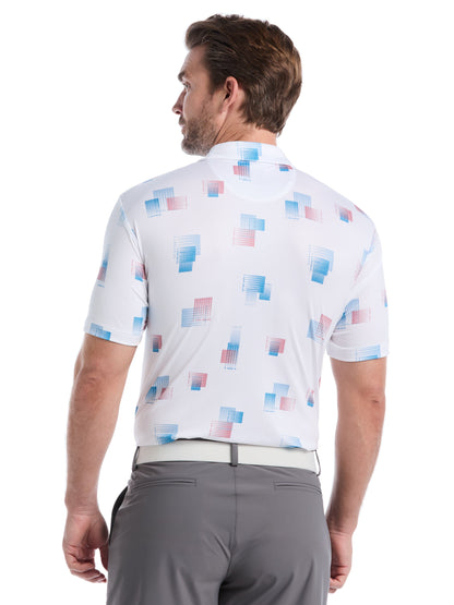 Mens 8 Essential Clubs Print Polo